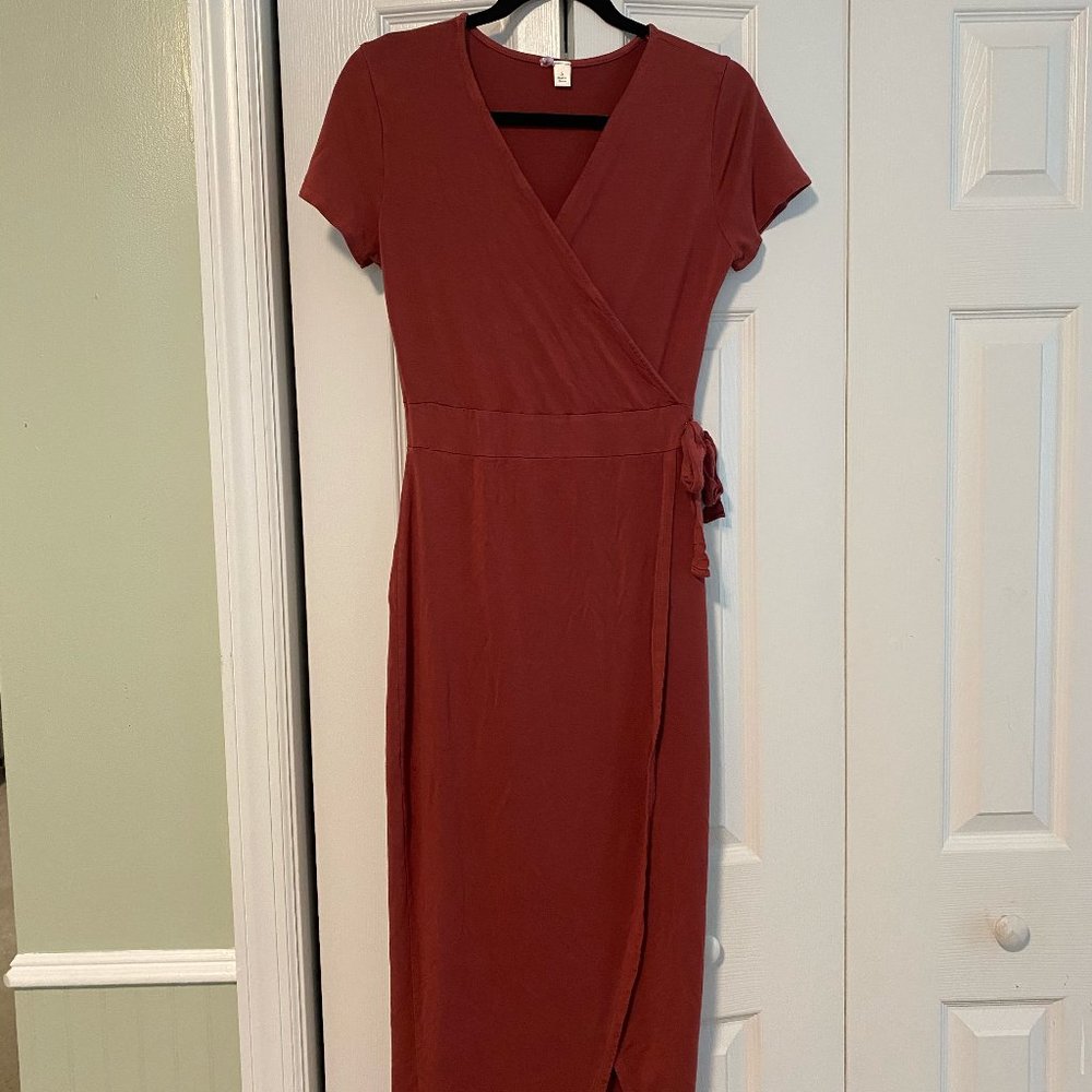 Francesca's Wrap Maxi Dress